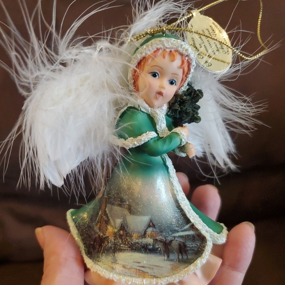 Thomas Kinkade Angelic voices ornaments set - Picture 4 of 9